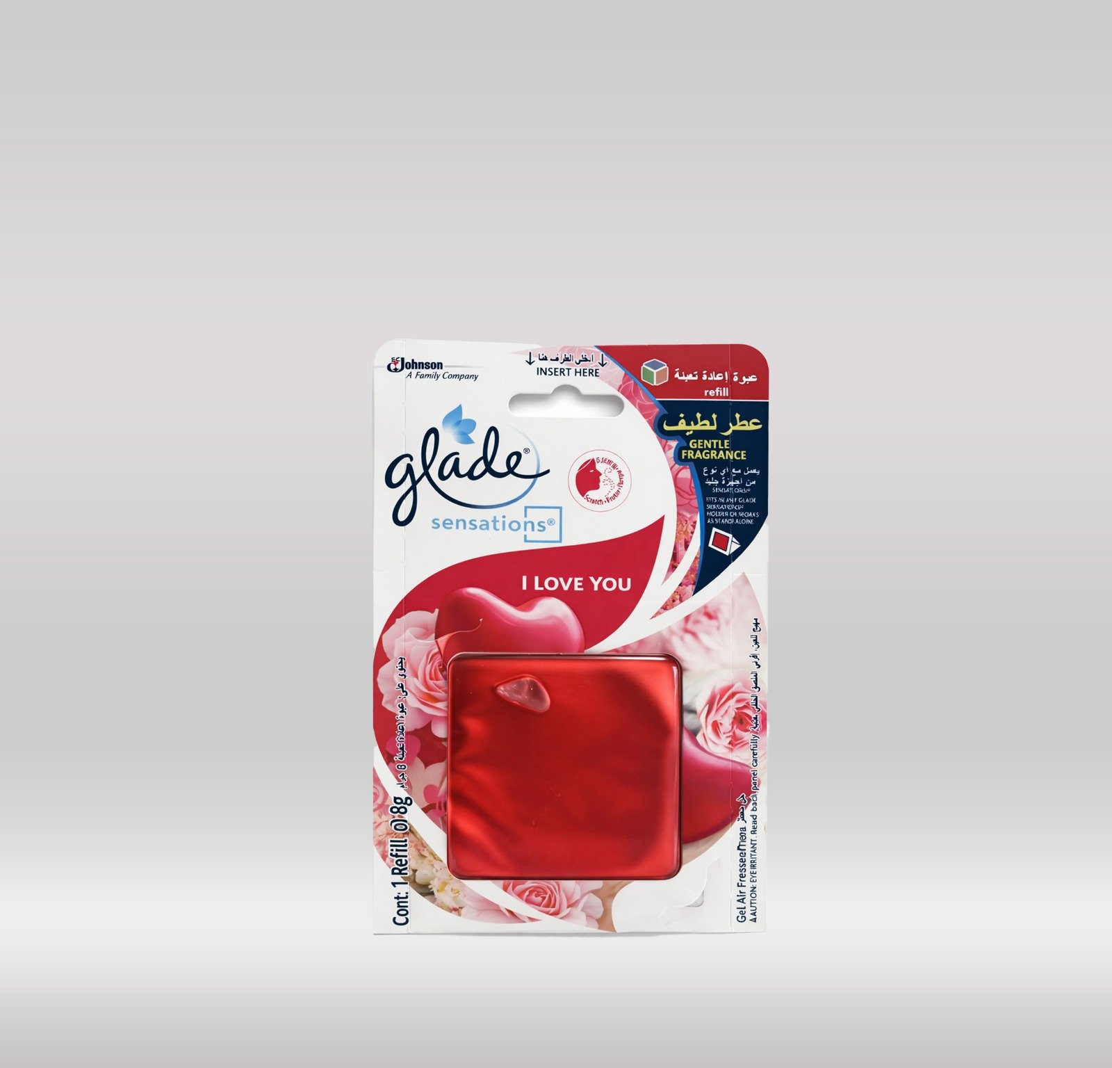 GLADE SENSITIVE REFILL FLAT - I LOVE YOU 1X12