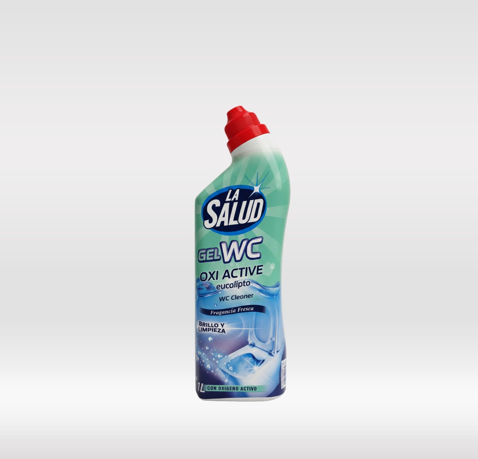 LA SALUD WC CLEANER 1LTR - ACTIVE OXY 1X12