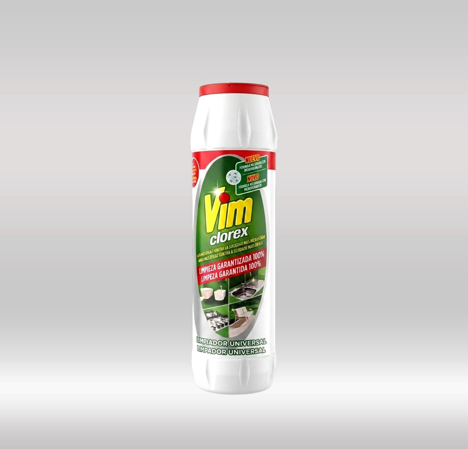VIM CLOREX POWDER SCOURER 750G 1X12