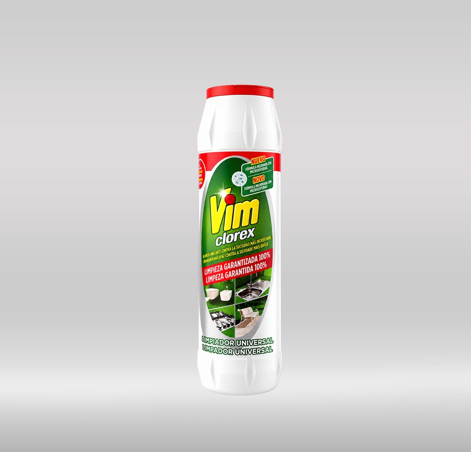 VIM CLOREX POWDER SCOURER 750G 1X12