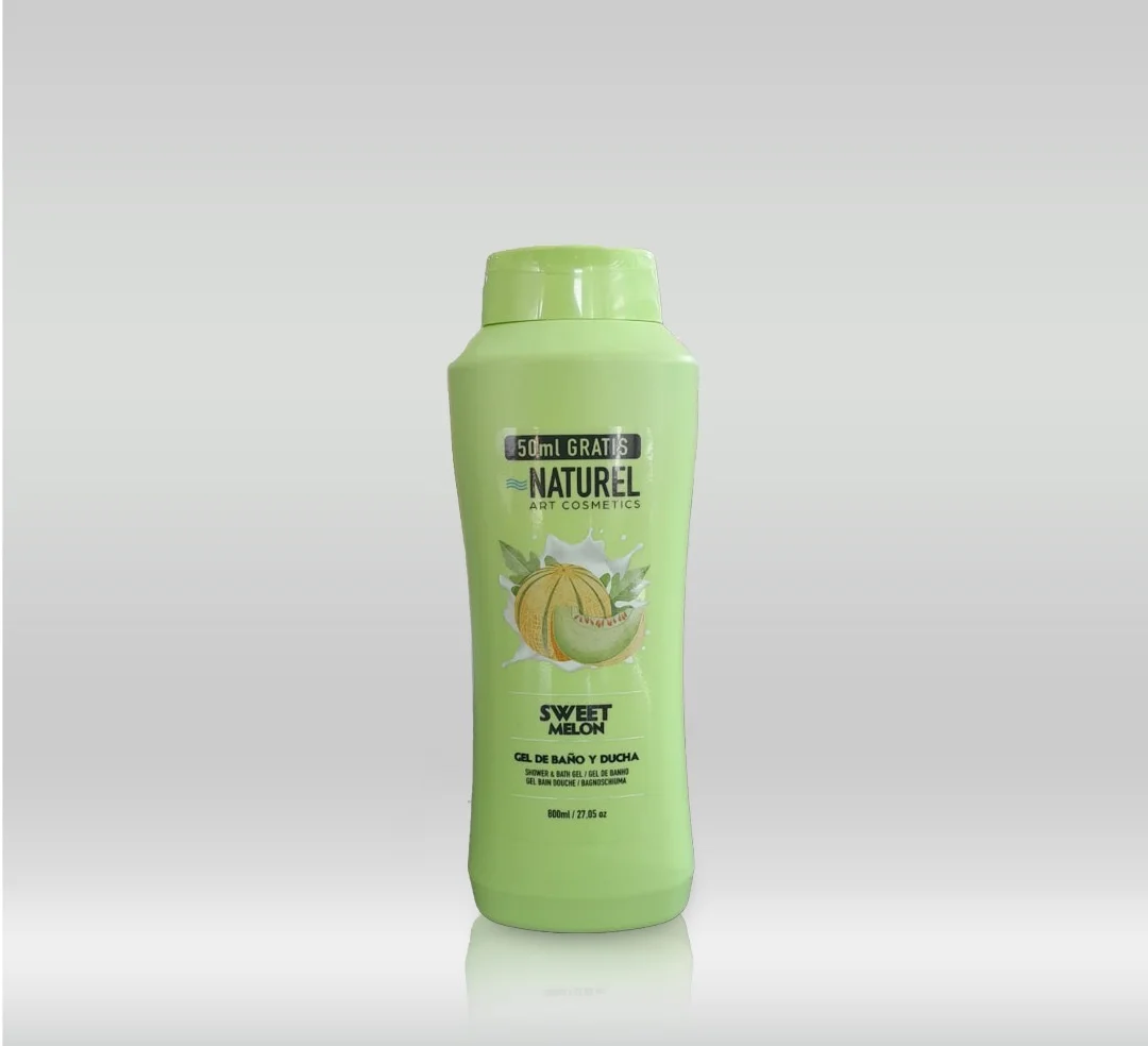 NATURAL SHOWER GEL 750ML - SWEET MELON 1X12