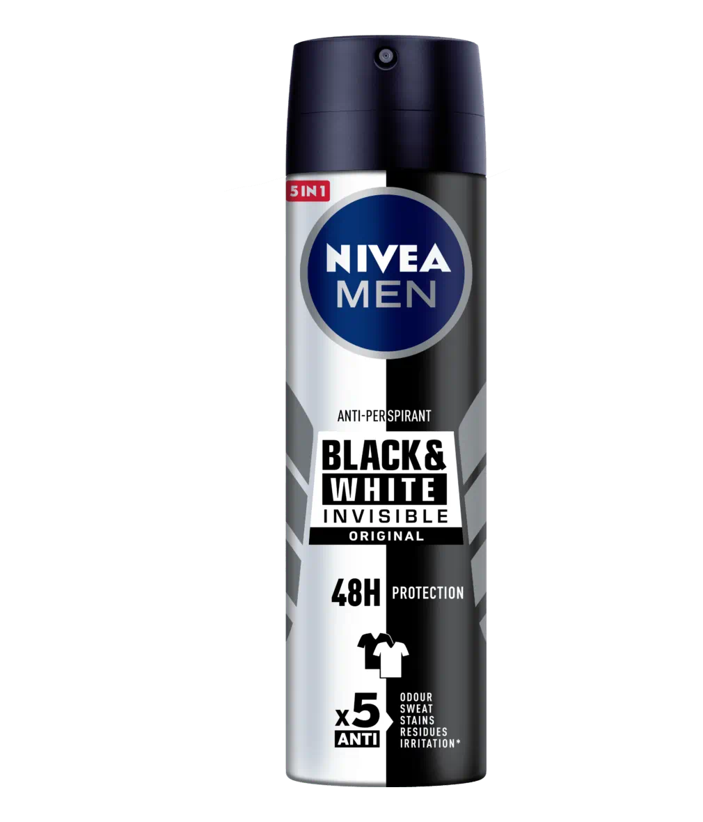 NIVEA DEO SPRAY MEN 250ML - B&W ORIG.1X6