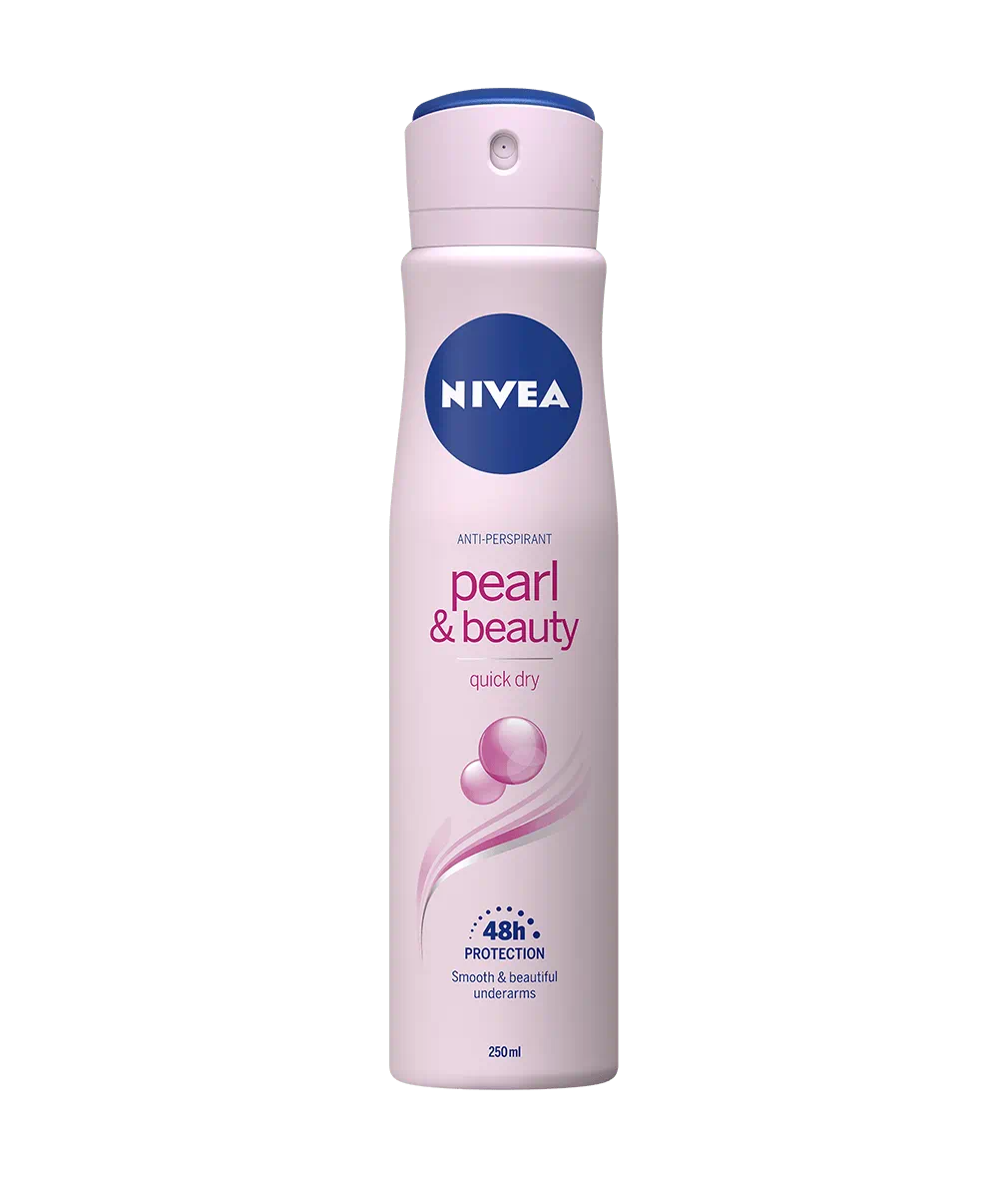 NIVEA DEO SPRAY WOMEN 250ML-PEARL & BEAUTY 1X6