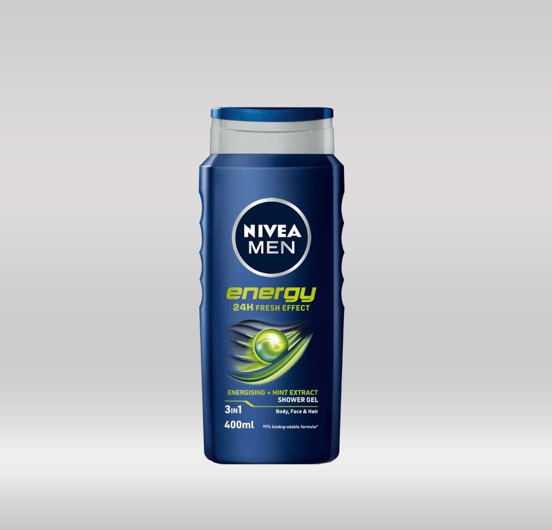 NIVEA MEN SHOWER GEL 400ML - ENERGY