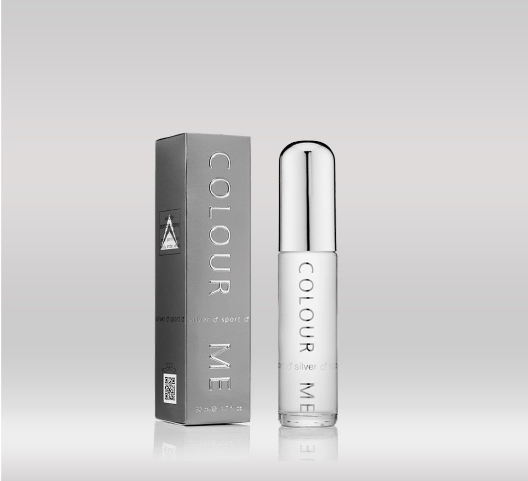 COLOUR ME PERFUME 50ML - SILVER 1X72