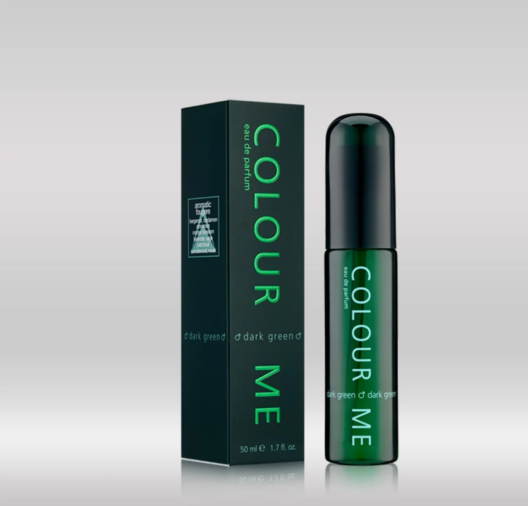 COLOUR ME PERFUME 50ML - DARK GREEN 1X72