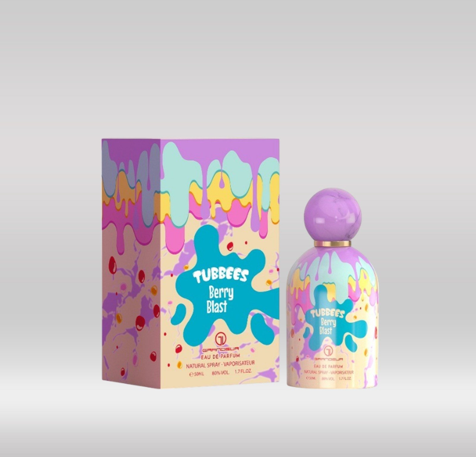 GRANDEUR TUBBEES PERFUME 50ML - BERRY BLAST 1X96