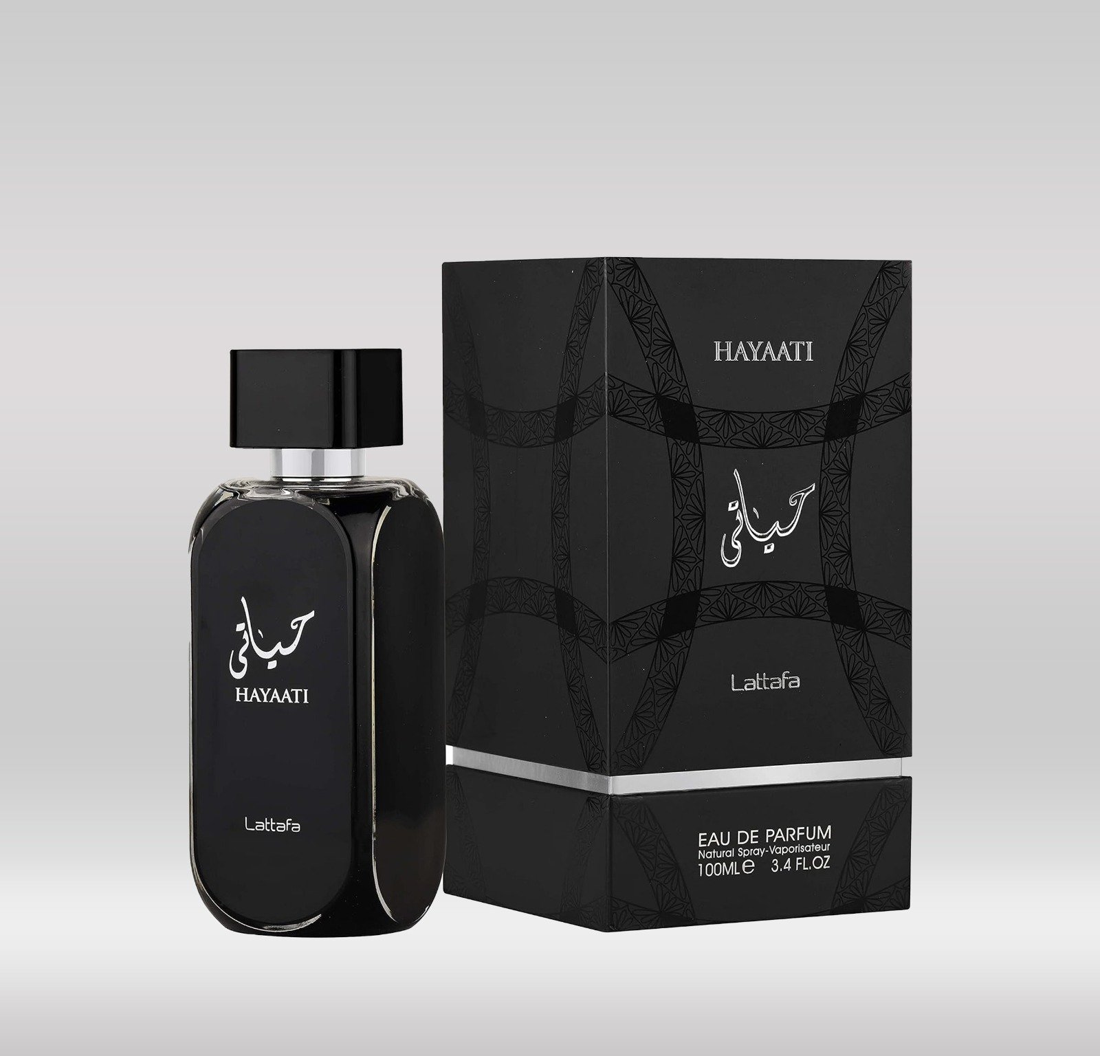 HAYAATI BLACK LATTAFA PERFUME 100ML - 1X24