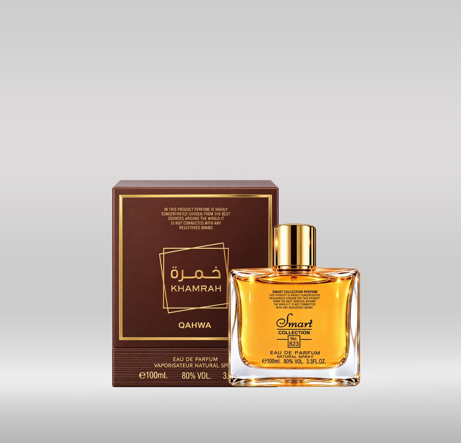 SMART PERFUME NO823 100ML - KHAMRAH QHAWAH