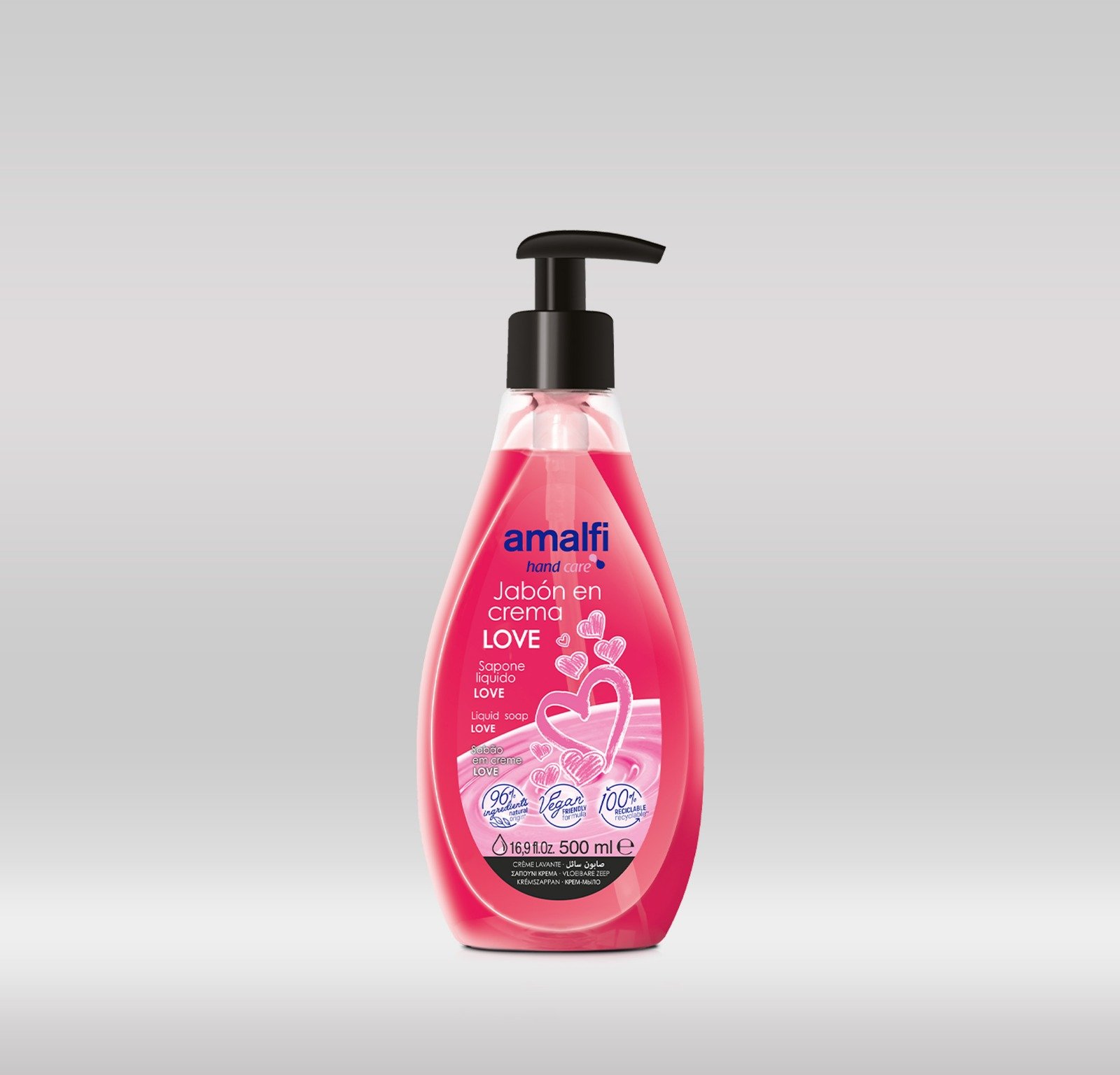 AMALFI HAND SOAP 500ML - LOVE 1X12