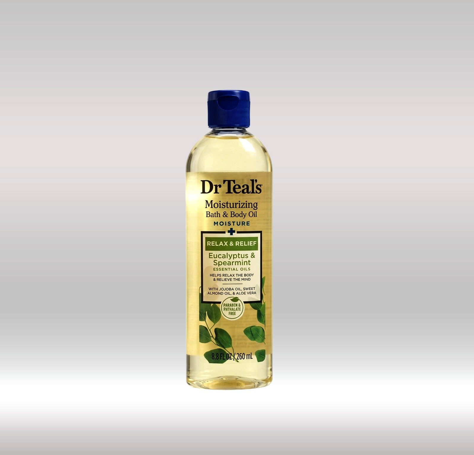 DR. TEAL'S BATH & BODY OIL 260ML - EUCALYPTUS 1X6
