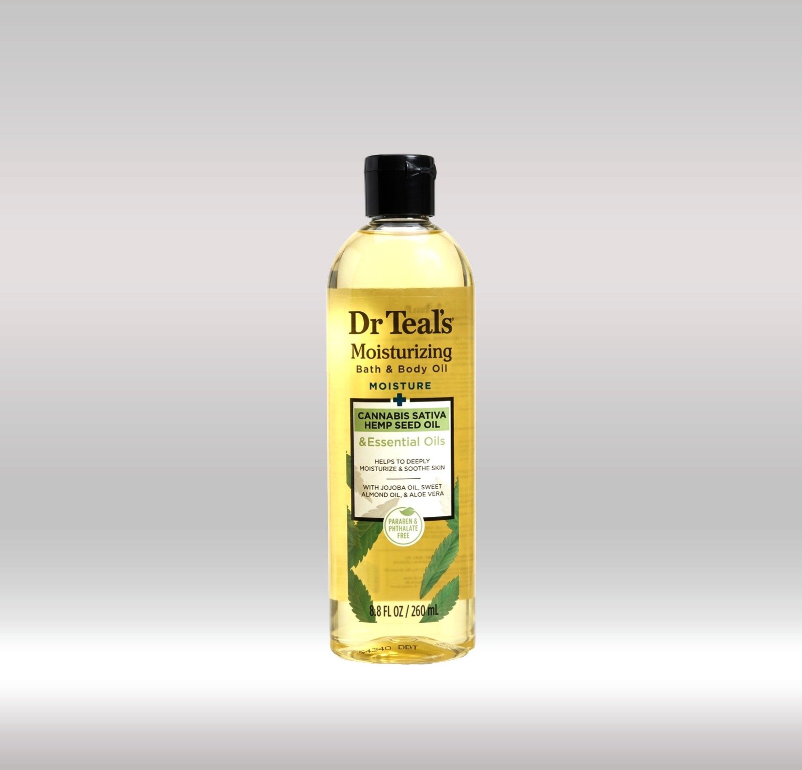 DR. TEAL'S BATH & BODY OIL 260ML - HEMP SEED 1X6