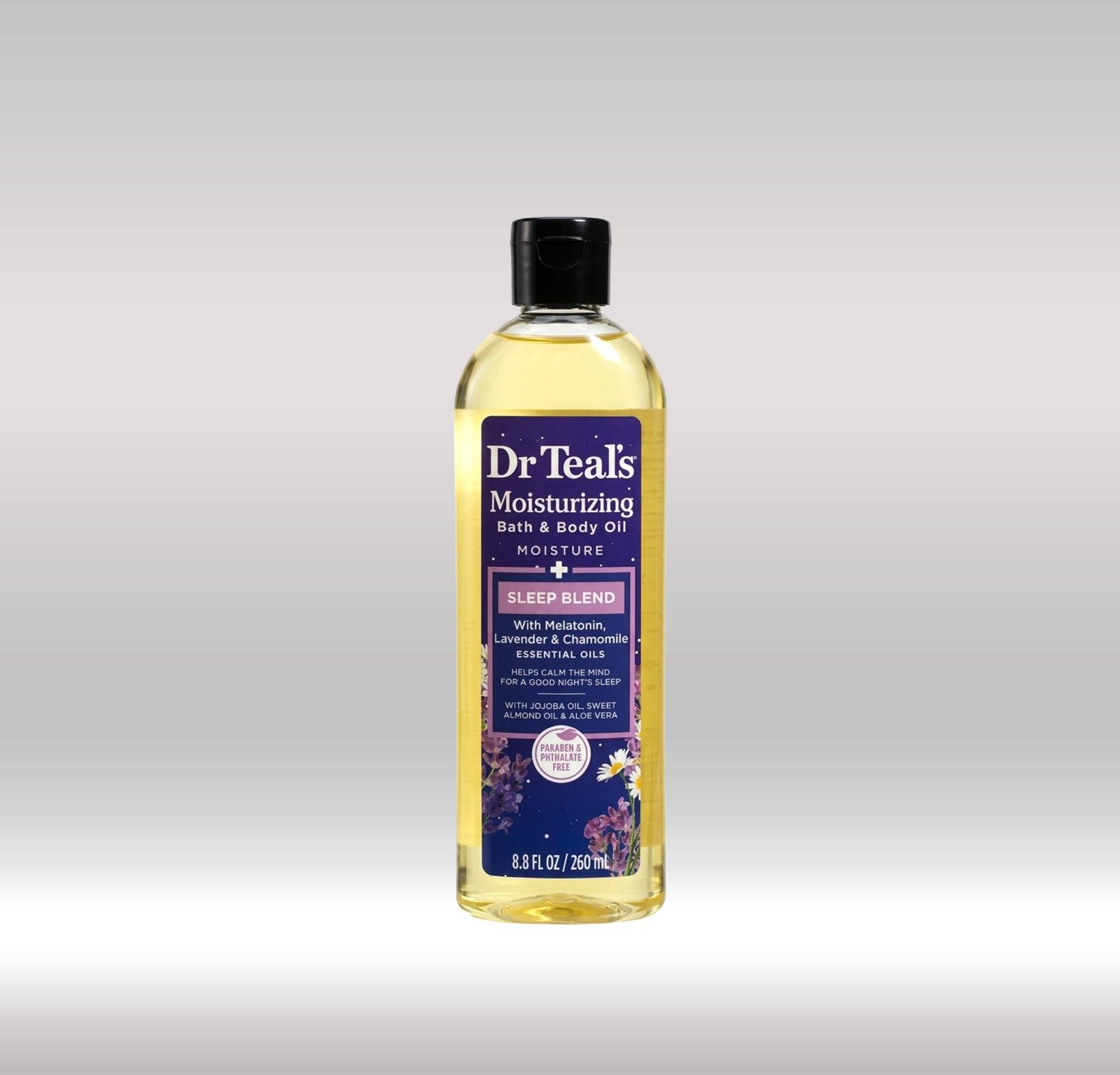 DR. TEAL'S BATH & BODY OIL 260ML - MELATONIN SLEEP 1X6