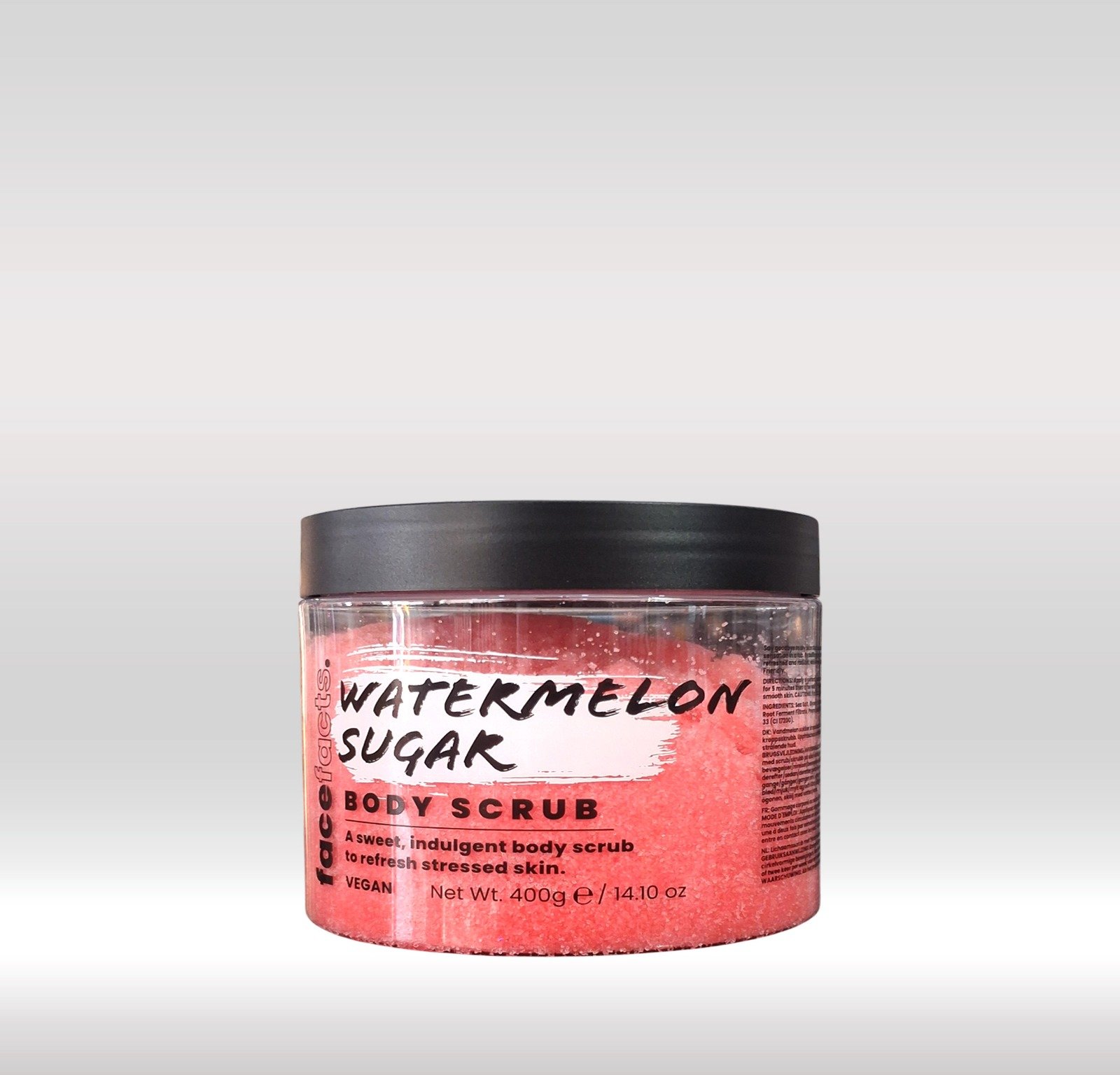 FACE FACTS BODY SCRUB 400ML - WATER MELON SUGAR 1X6