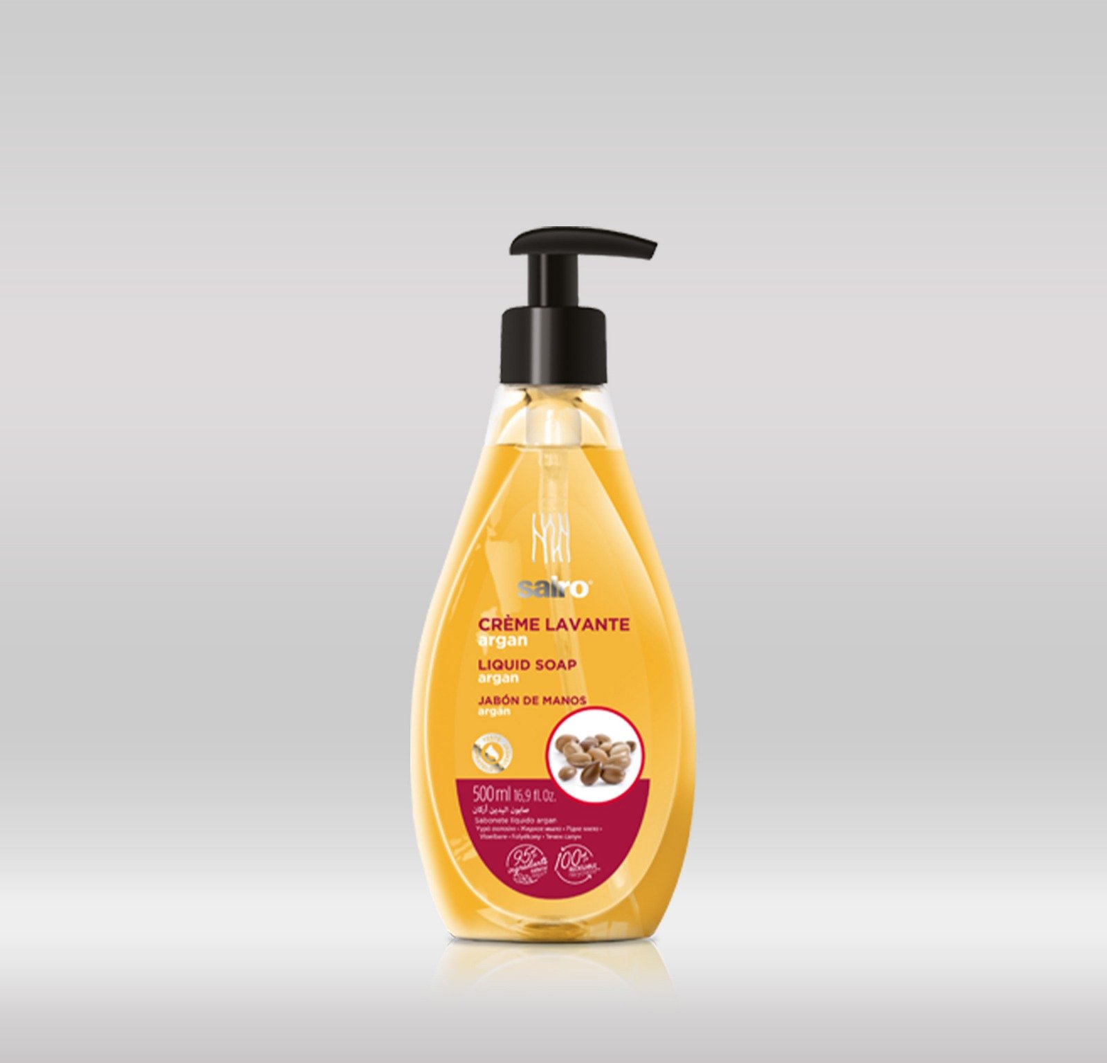 SAIRO HAND WASH 500ML - ARGAN 1X12