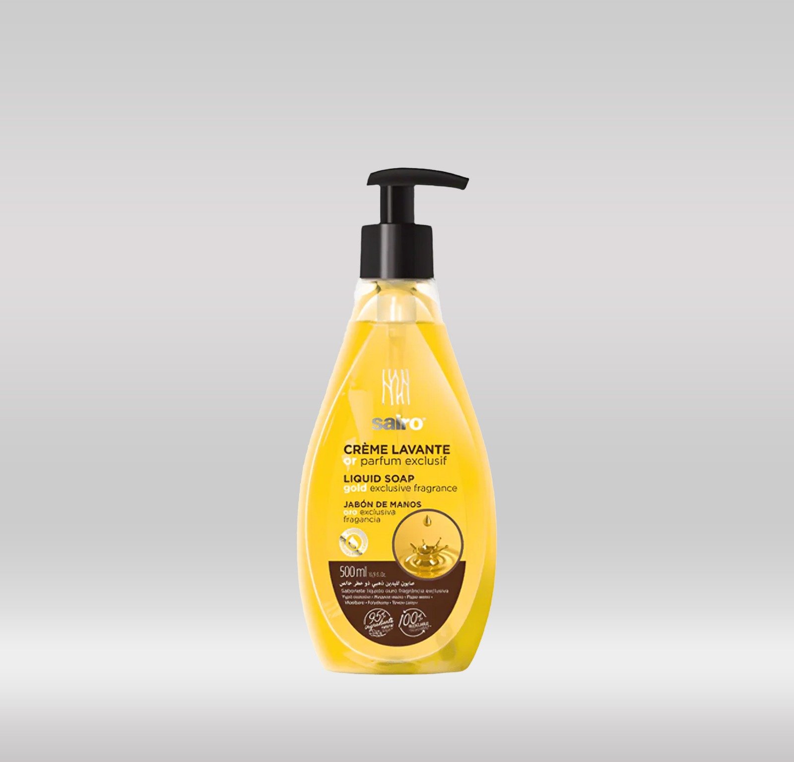 SAIRO HAND WASH 500ML - GOLD 1X12