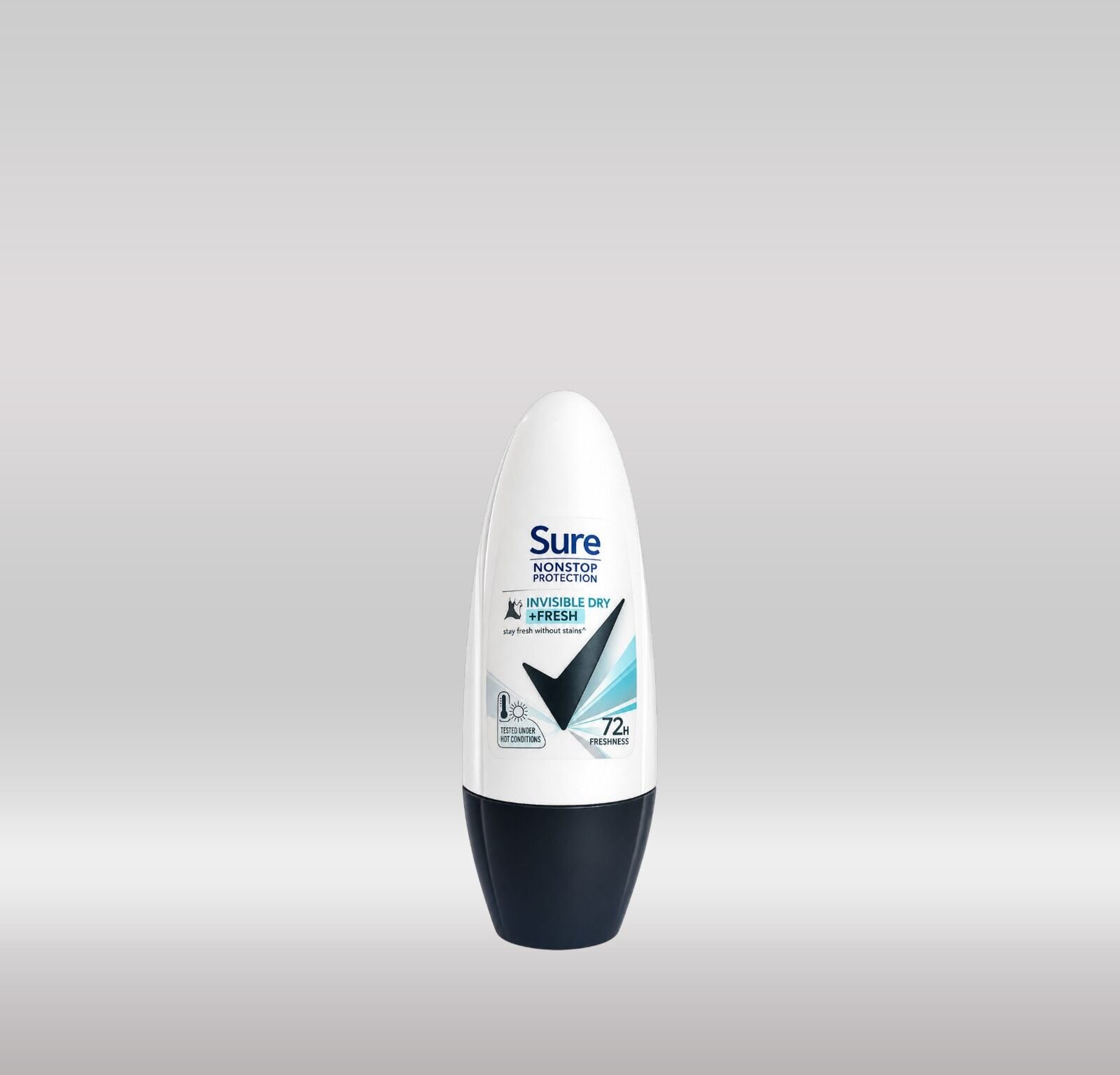 SURE ROLL ON 45ML WOMEN - INVISIBLE DRY FRESH 1X24