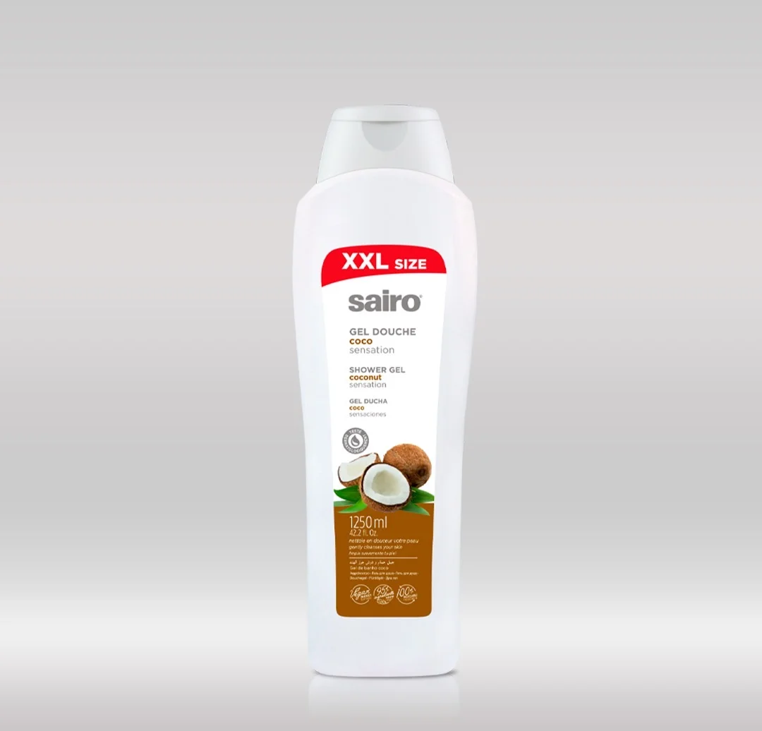 SAIRO SHOWER GEL GEL 1250ML - COCONUT 1X10