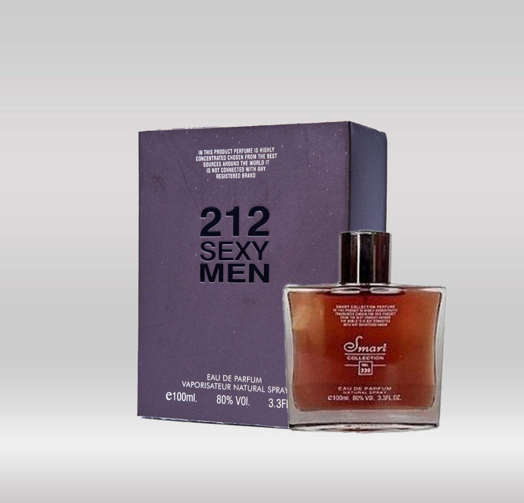 SMART PERFUME NO239 100ML - 212 SEXY MEN 1X72