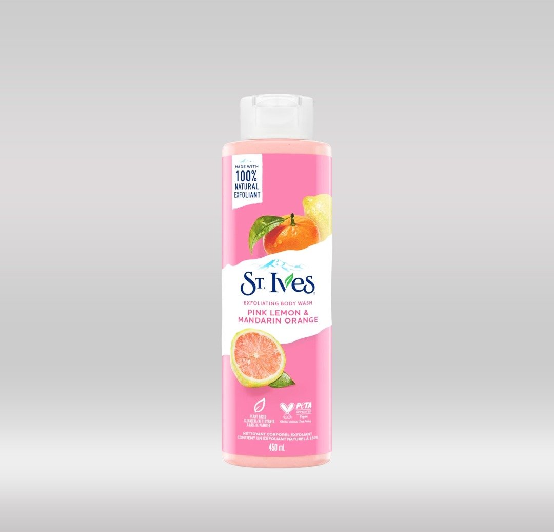 ST IVES BODY WASH 450ML - PINK LEMON & MANDARIN ORANGE 1X8