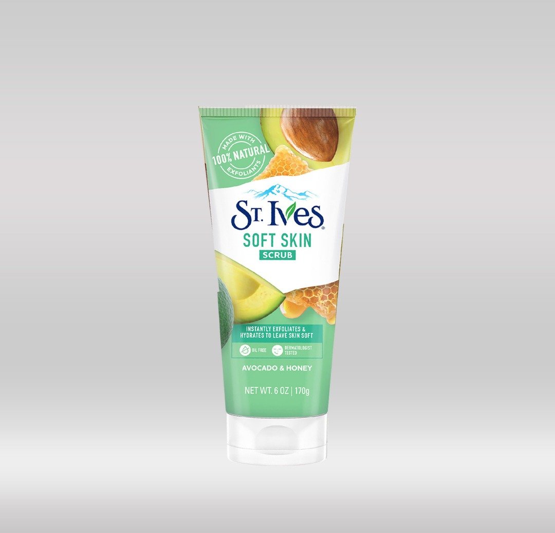 ST IVES FACIAL SCRUB 170G - AVOCADO & HONEY 1X12