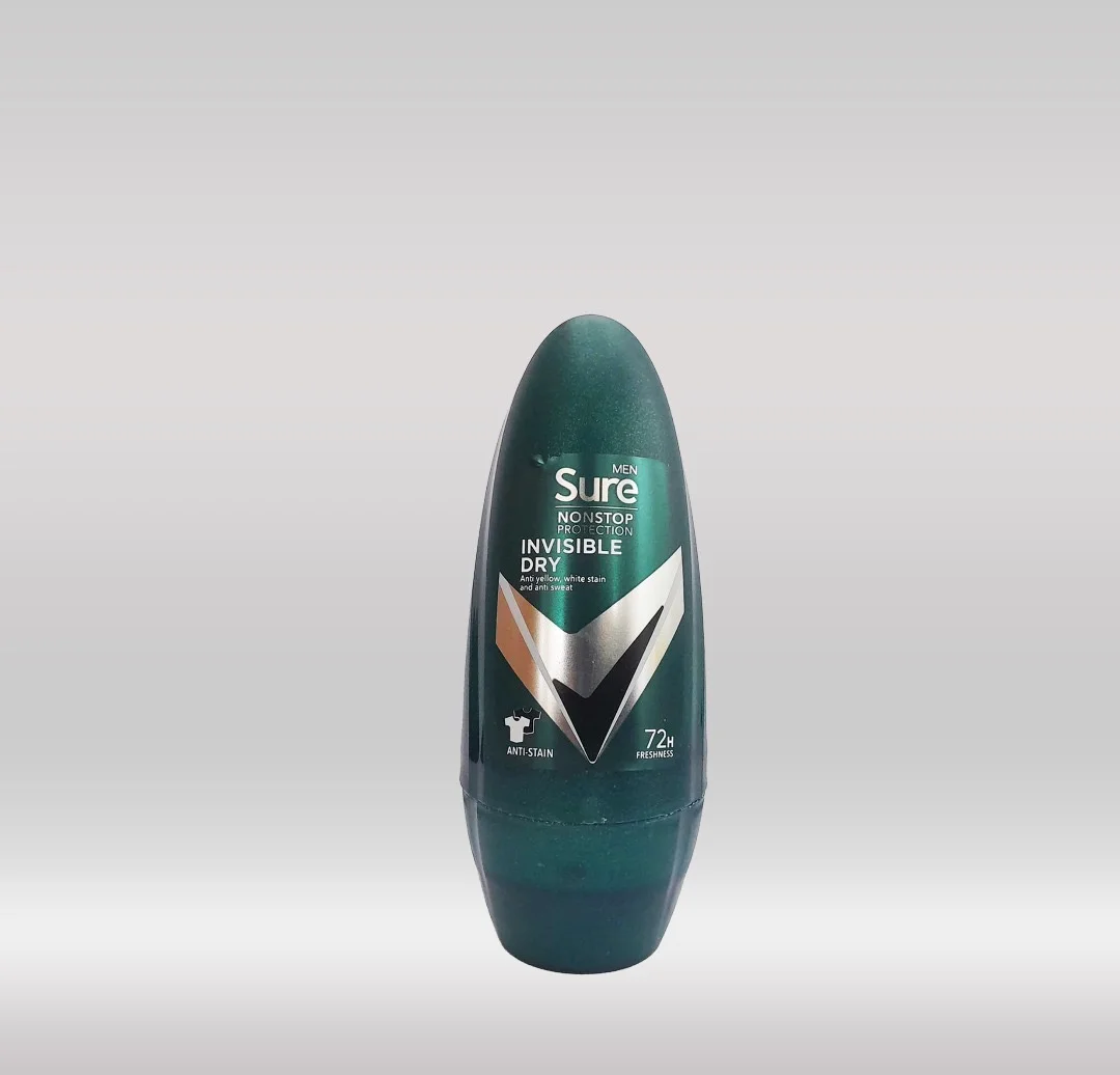 SURE ROLL ON 45ML MEN - INVISIBLE DRY 1X24
