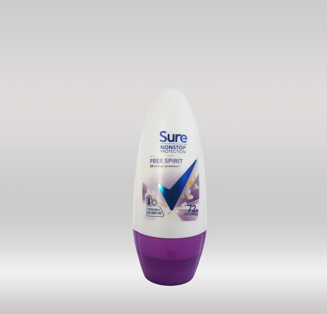 SURE ROLL ON 45ML WOMEN - FREE SPIRIT 1X24