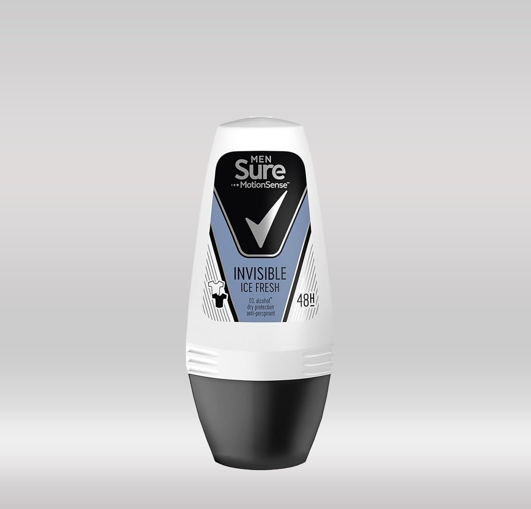 SURE ROLL ON MEN 50ML - INVISIBLE ICE FRESH 1X24