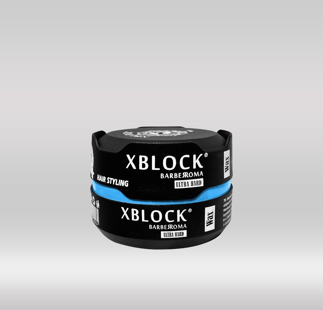 XBLOCK HAIR WAX 150ML BLUE 1X48