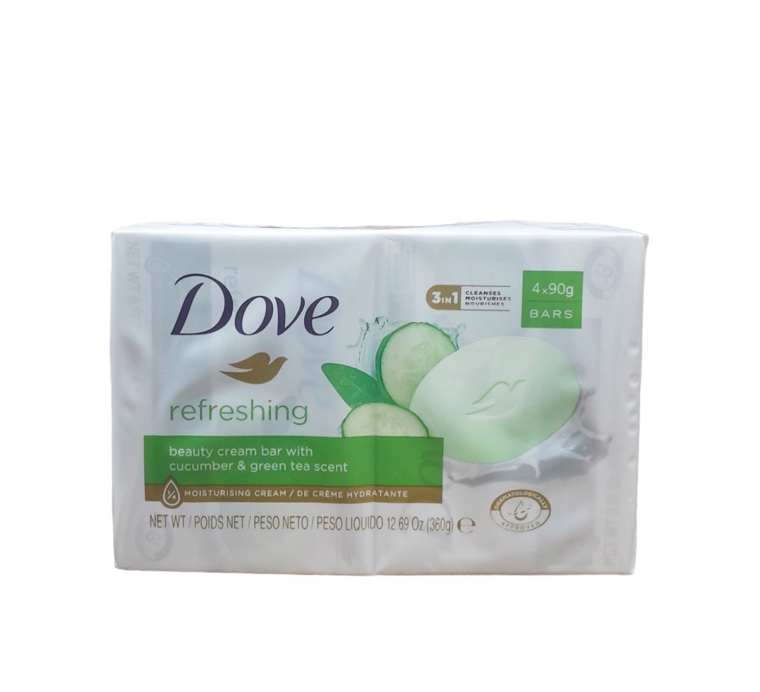 Dove Bar Soap 100g 4PK - Refreshing