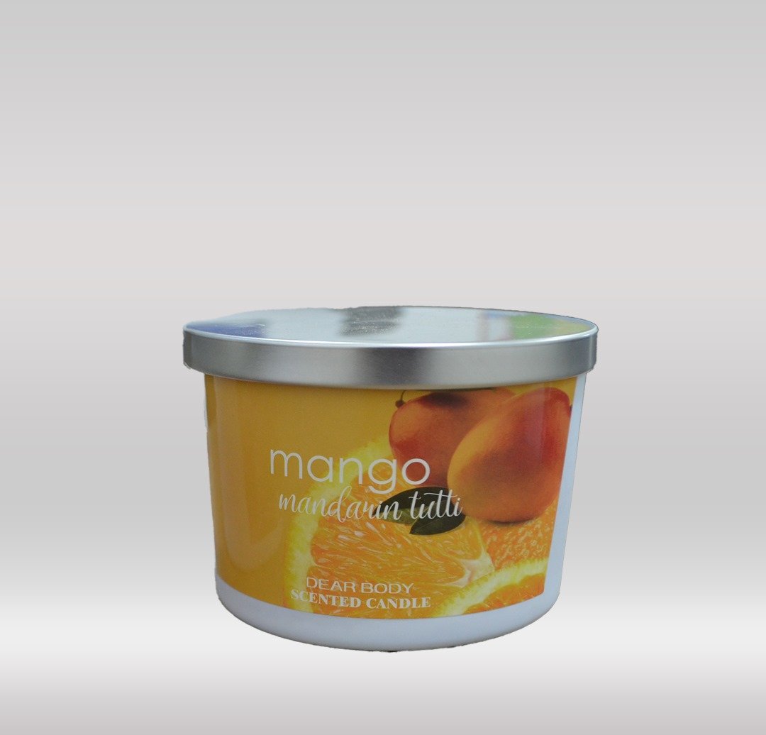 Dear Body Scented Candle 320g - Mango Mandarin Tutti