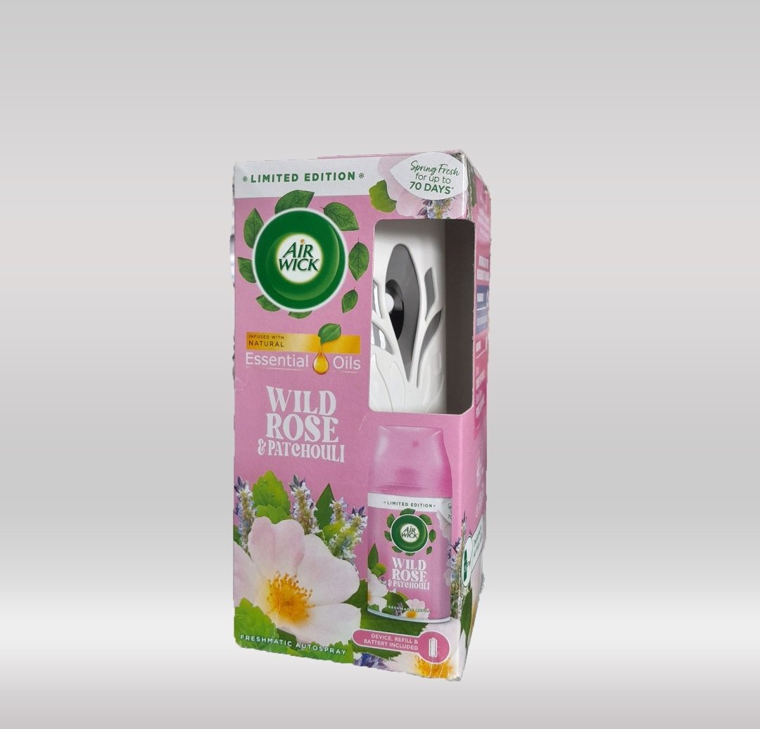 Airwick Freshmatic Complete 250ml - Wild Rose & Patchouli