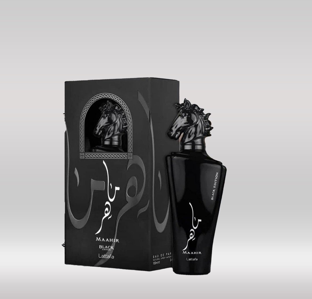 Lattafa Perfume 100ml - Maahir Black