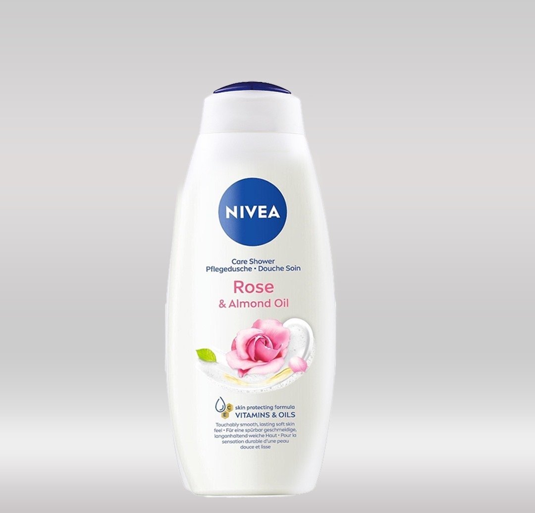 Nivea Care Shower Gel Men 500ml - Rose & Almond