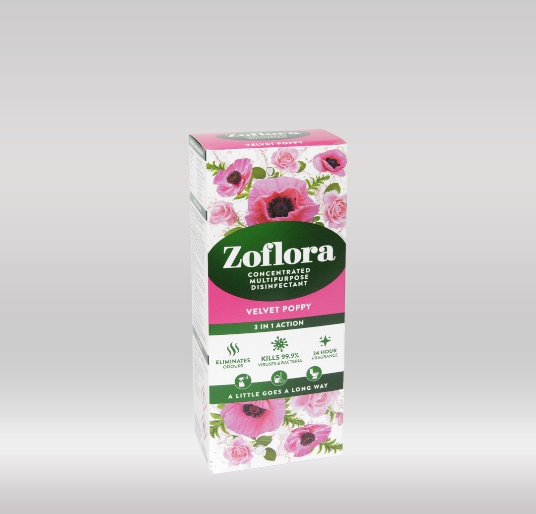 Zoflora Disinfectant 500ml - Velvet Poppy