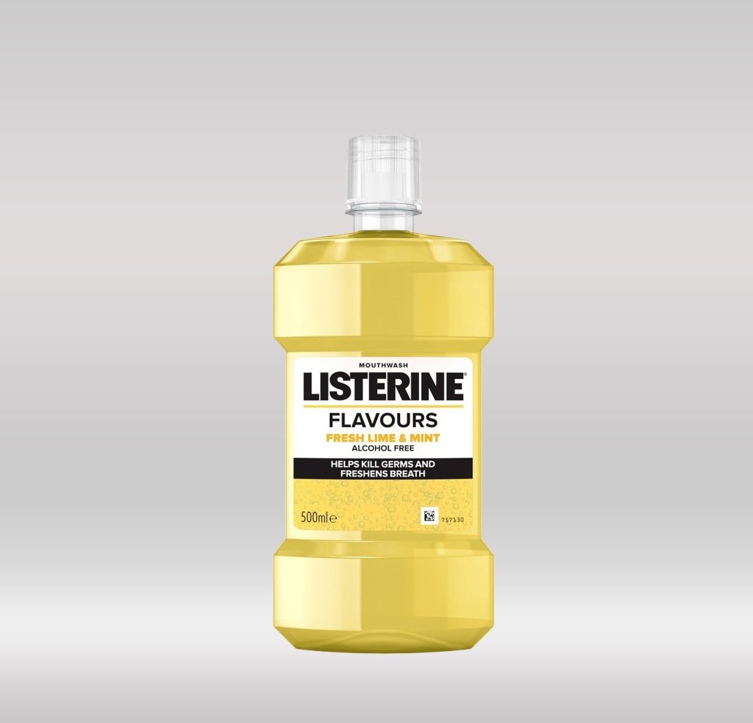 Listerine Mouthwash 500ml - Lime & Mint