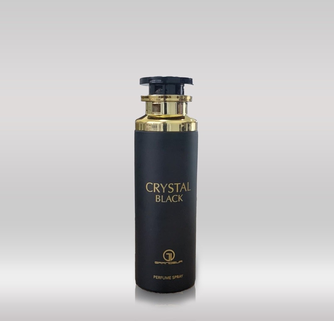 Grandeur Deo Perfume Spray 200ml - Crystal Black