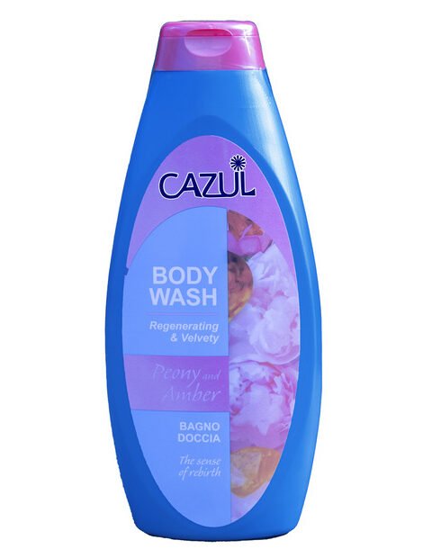 Cazul Body Wash 750ml - Peony & Amber