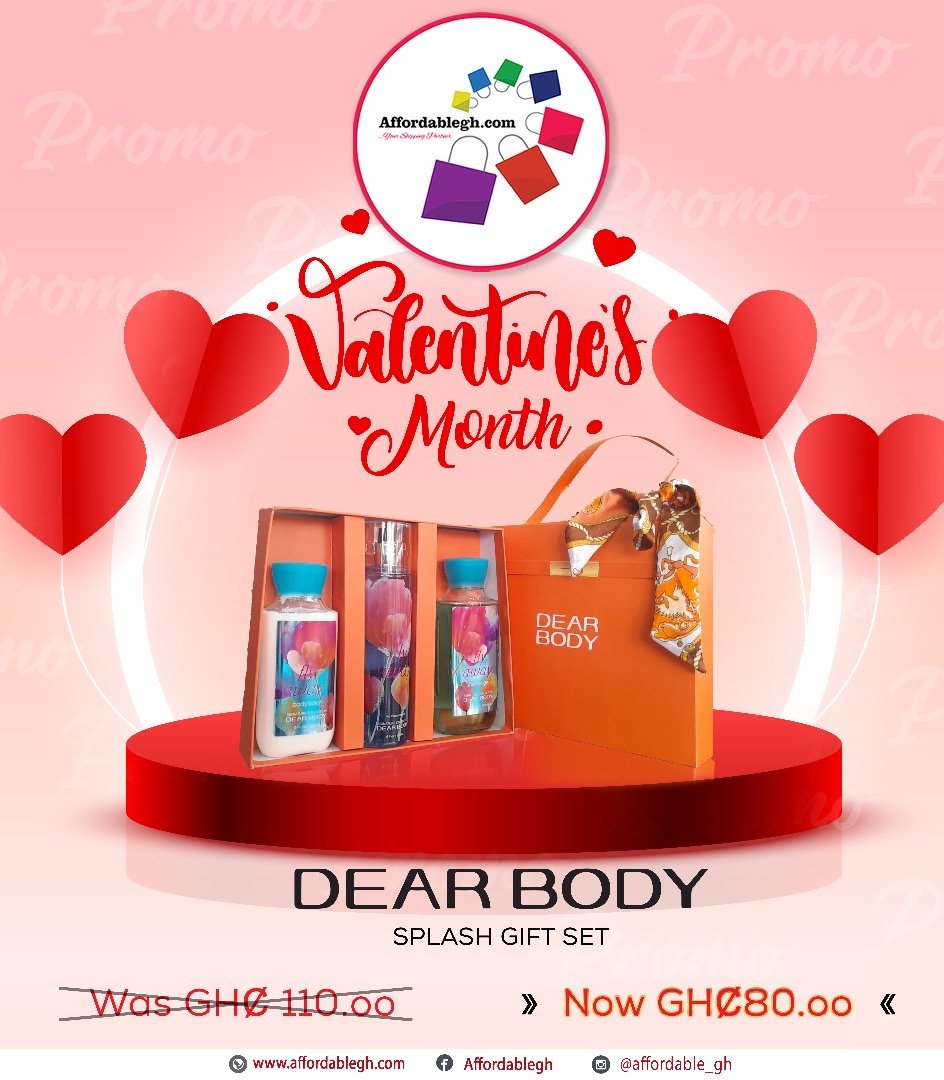 Valentine Promo - Dear Body Splash Gift Set