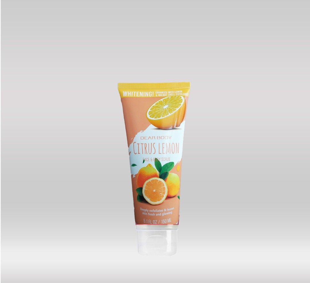 Dear Body Face Scrub 150ml - Lemon